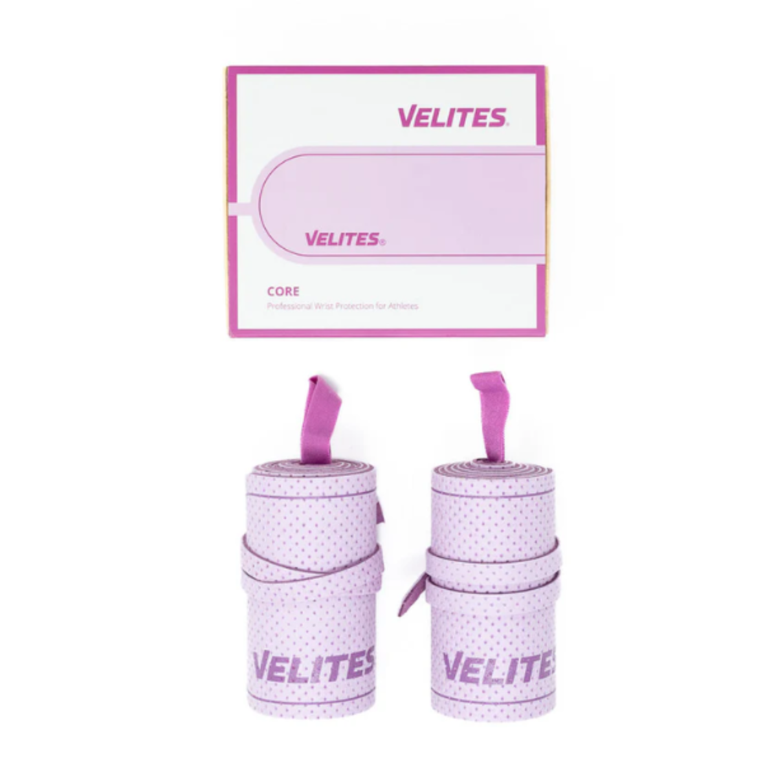 רצועות כותנה למפרק כף היד - ורוד - VELITES