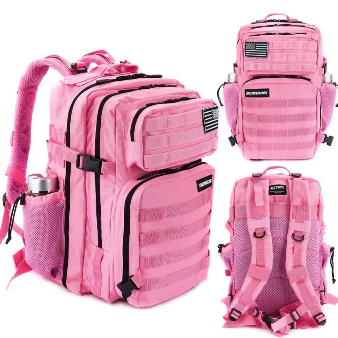 תיק טקטי 45L עם תא מזון - ורוד - Elitex Training