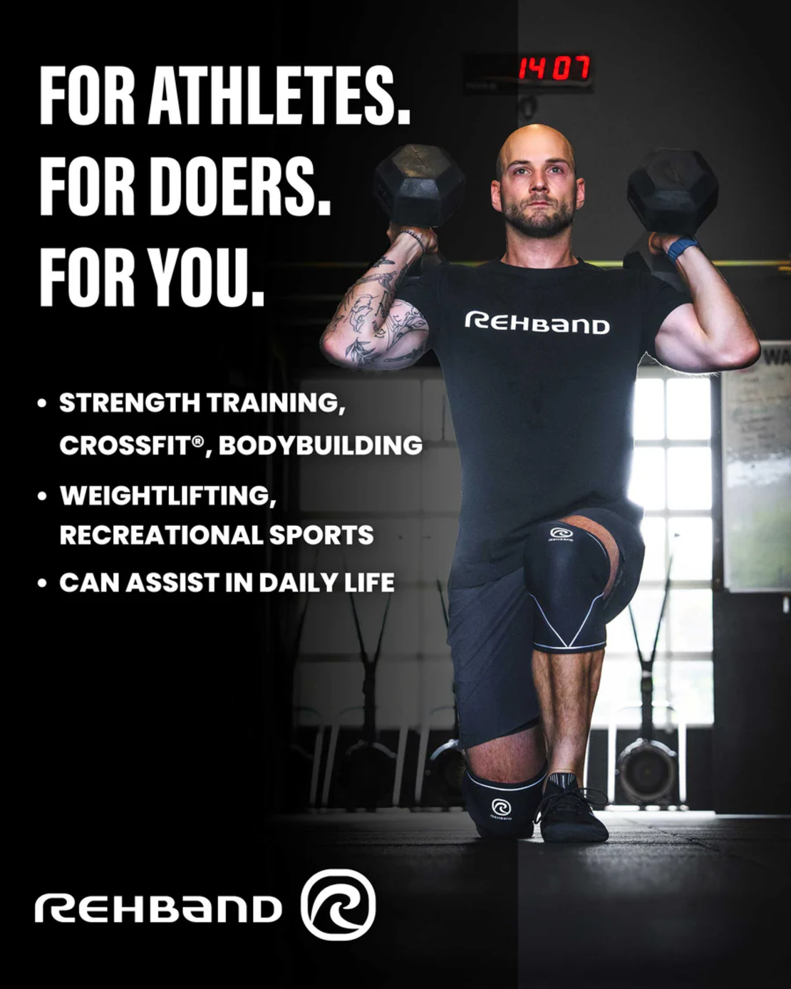 RX Original V Knee Sleeve 7mm - Rehband