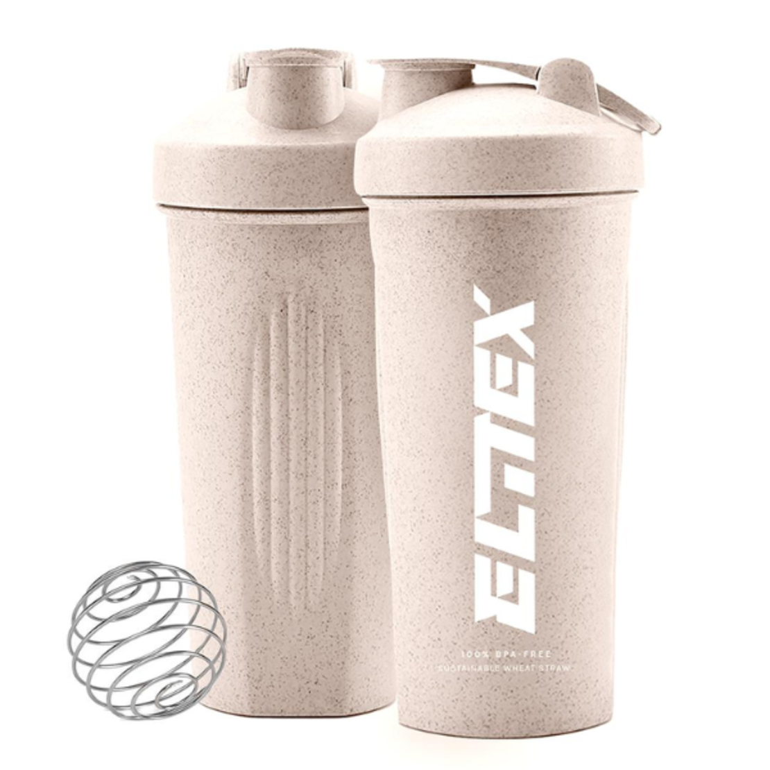 שייקר אקולוגי 600 מ״ל - בז׳ - Elitex Training