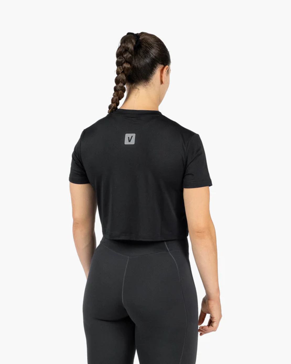 חולצת Velites HOLO Crop  - מהדורת CrossFit - שחור