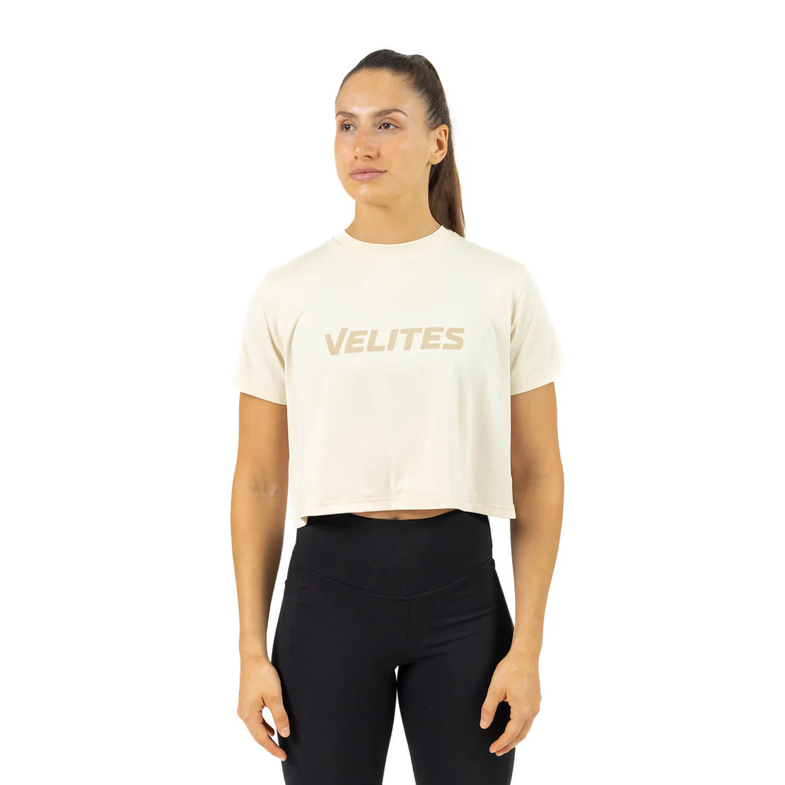 חולצת Velites HOLO Crop צהובה