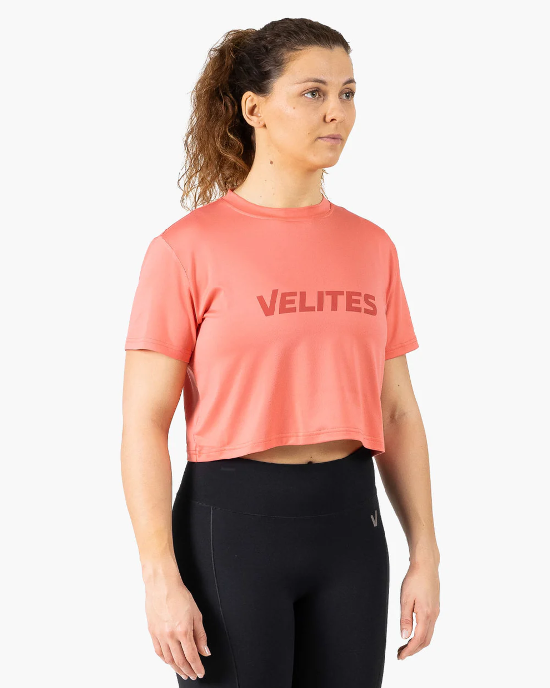 חולצת Velites HOLO Crop כתום