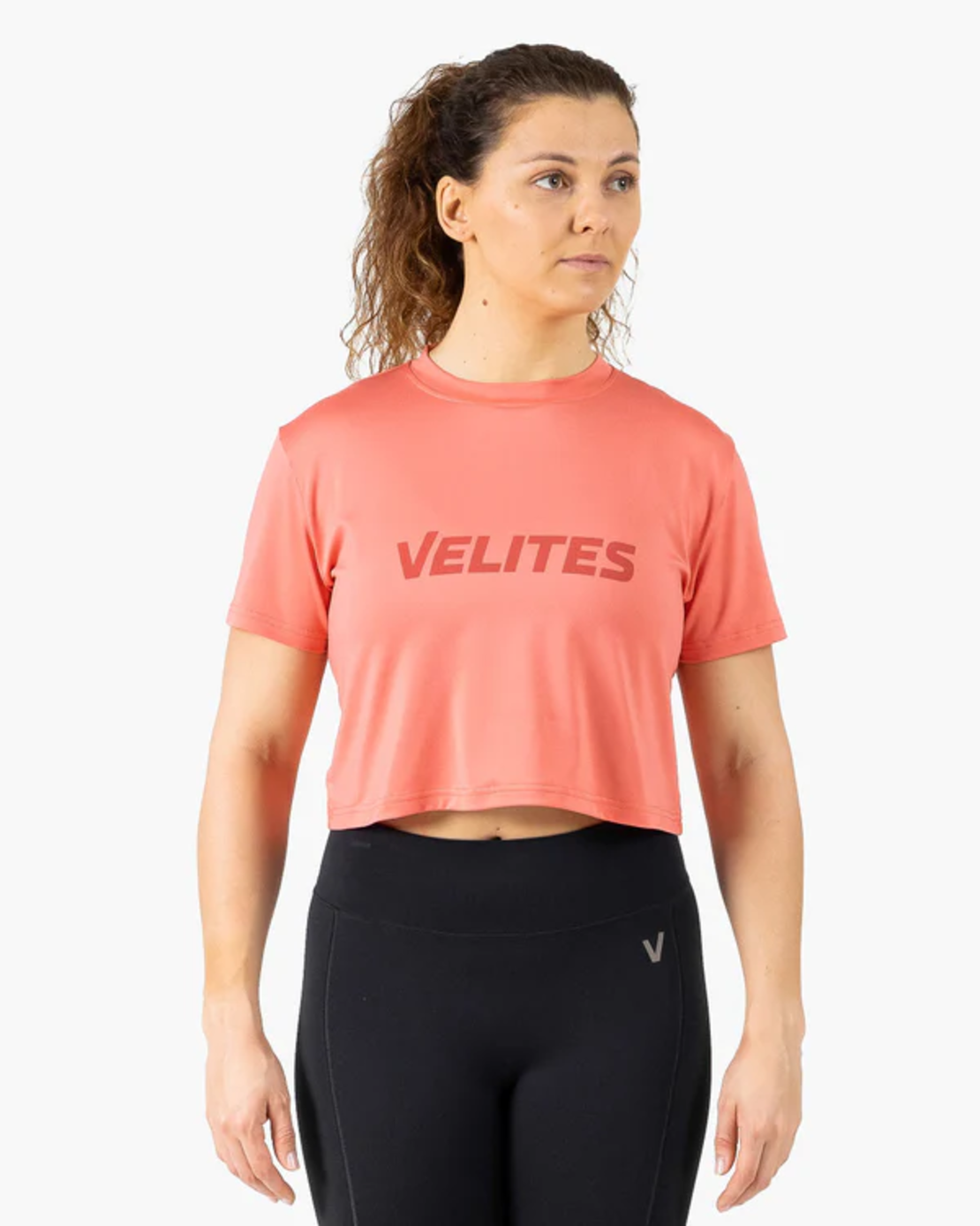 חולצת Velites HOLO Crop כתום
