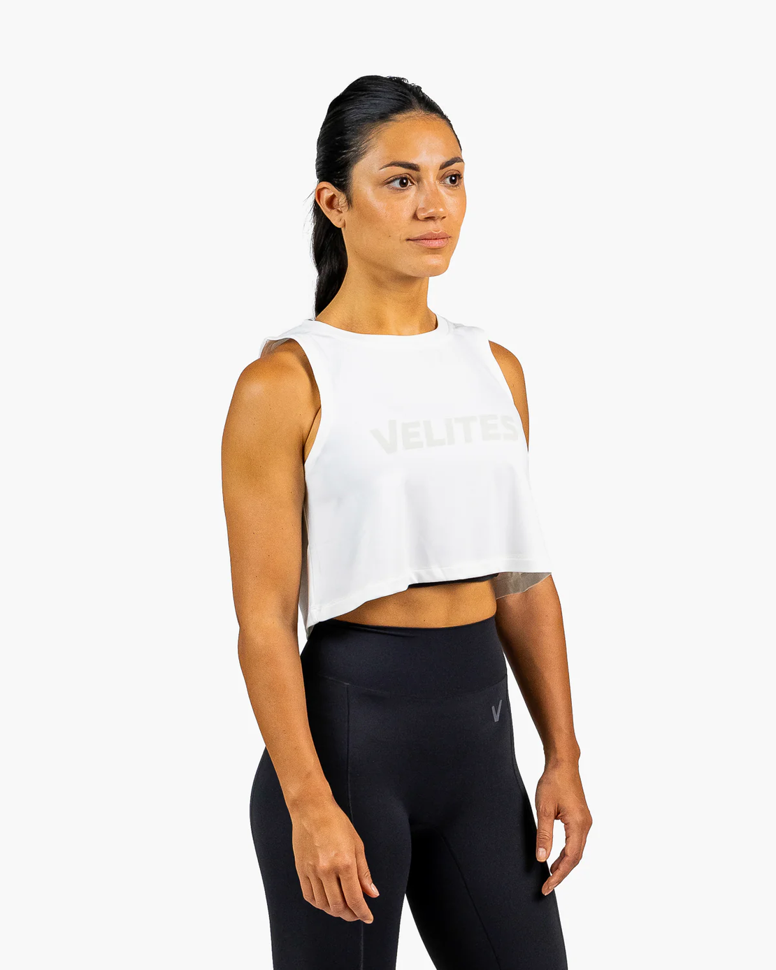 גופית Tank crop Holo - לבן
