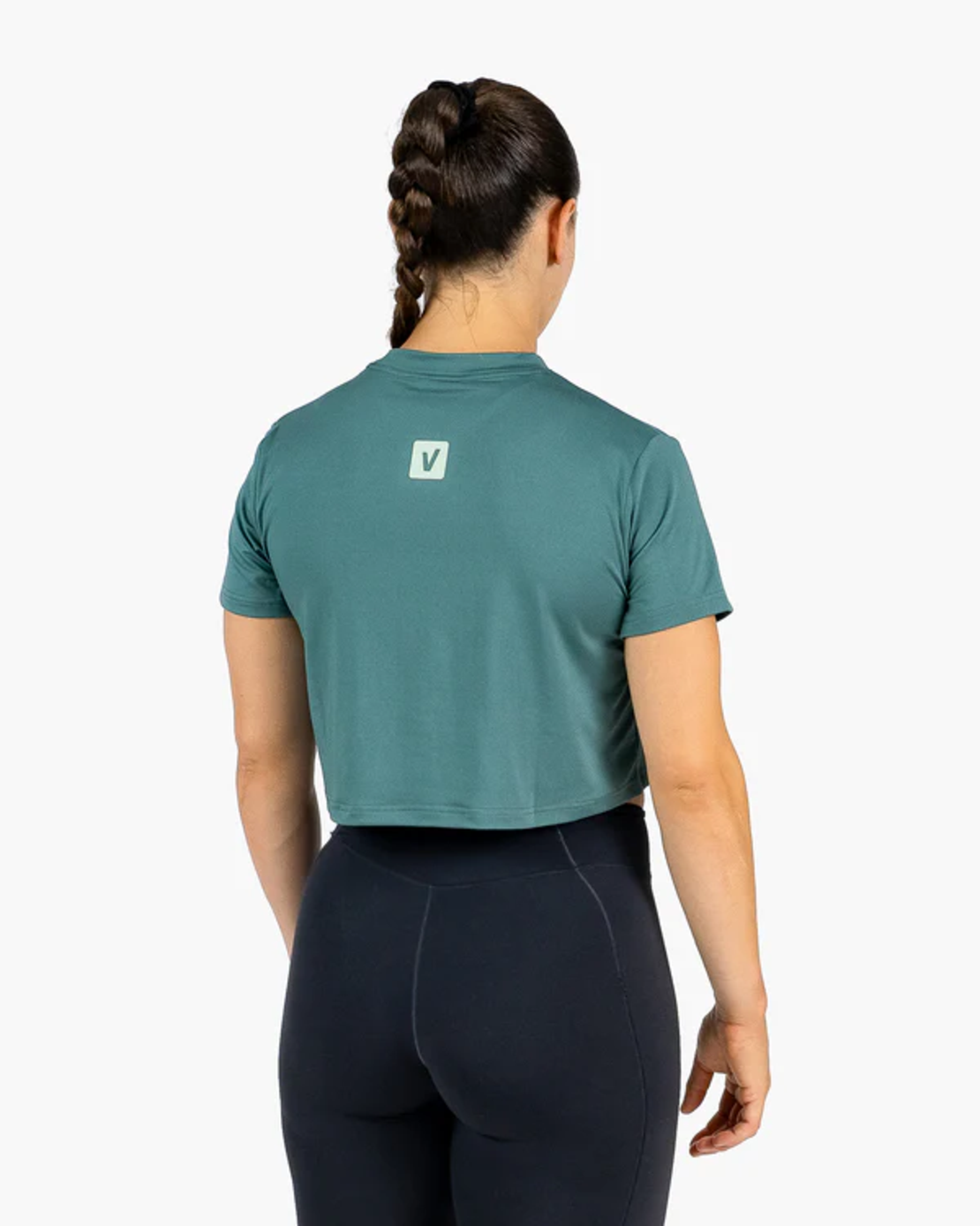 חולצת Velites HOLO Crop  - מהדורת CrossFit - ירוק