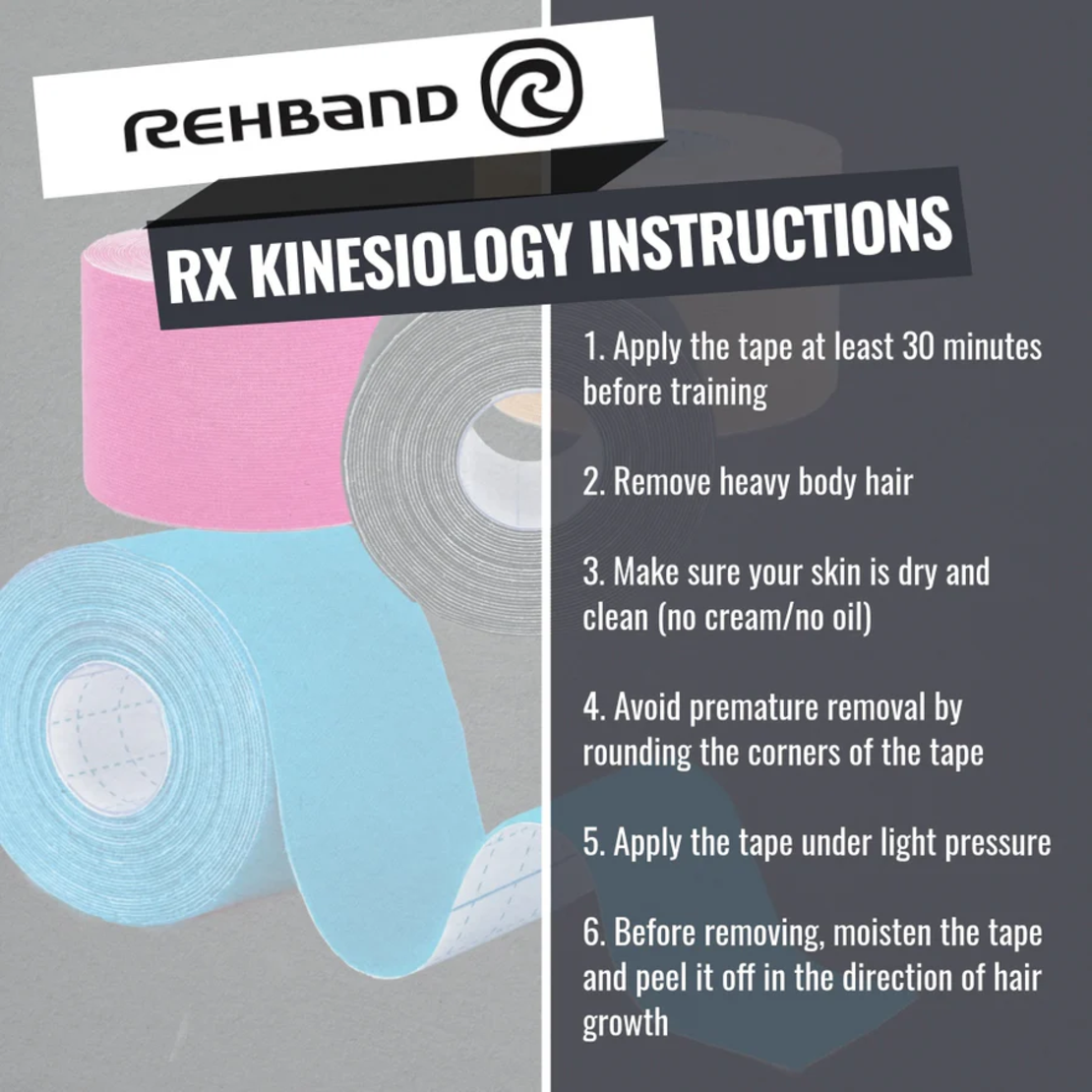 טייפ קינזיולוגי RX - תכלת