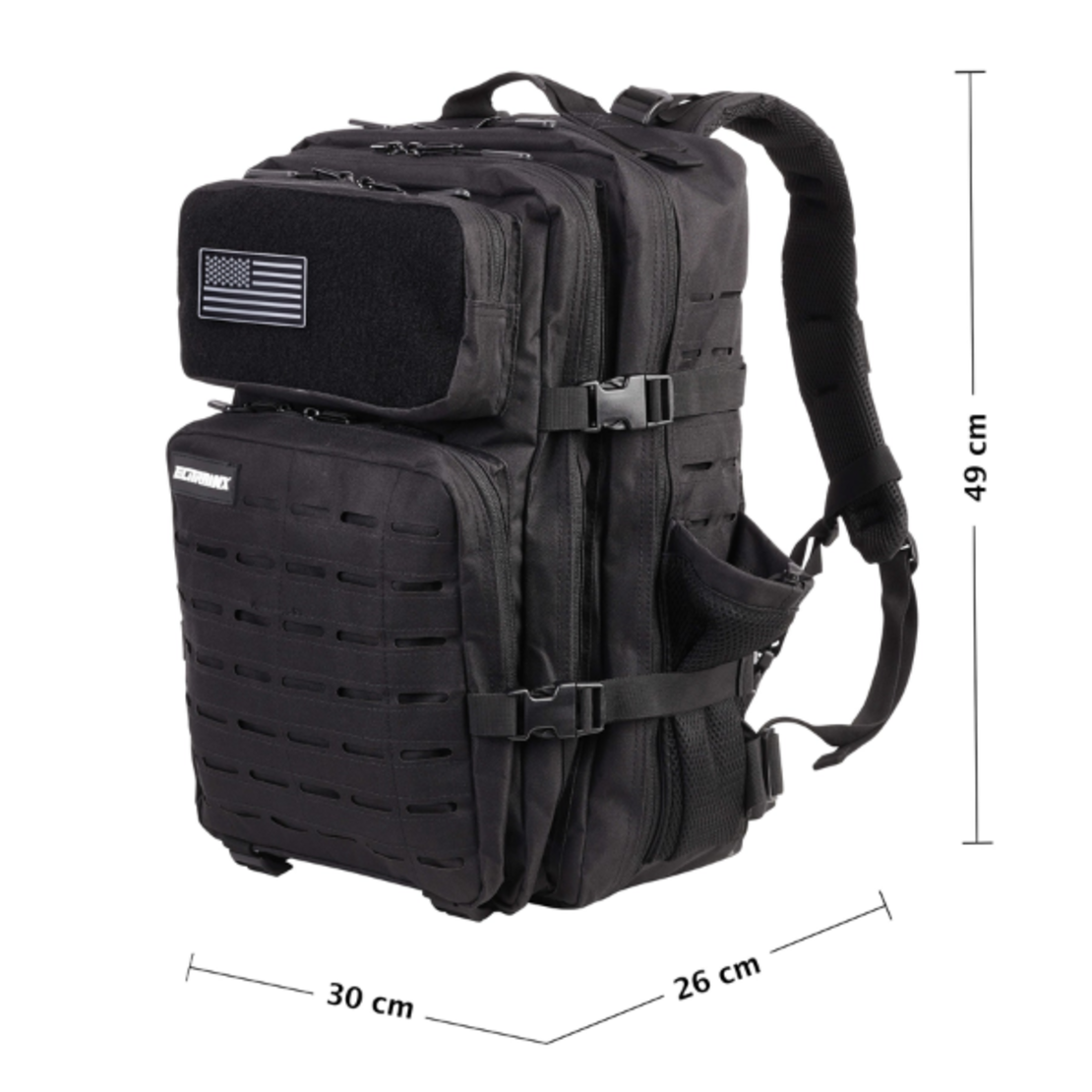 תיק טקטי 45l - V2 - שחור - Elitex Training