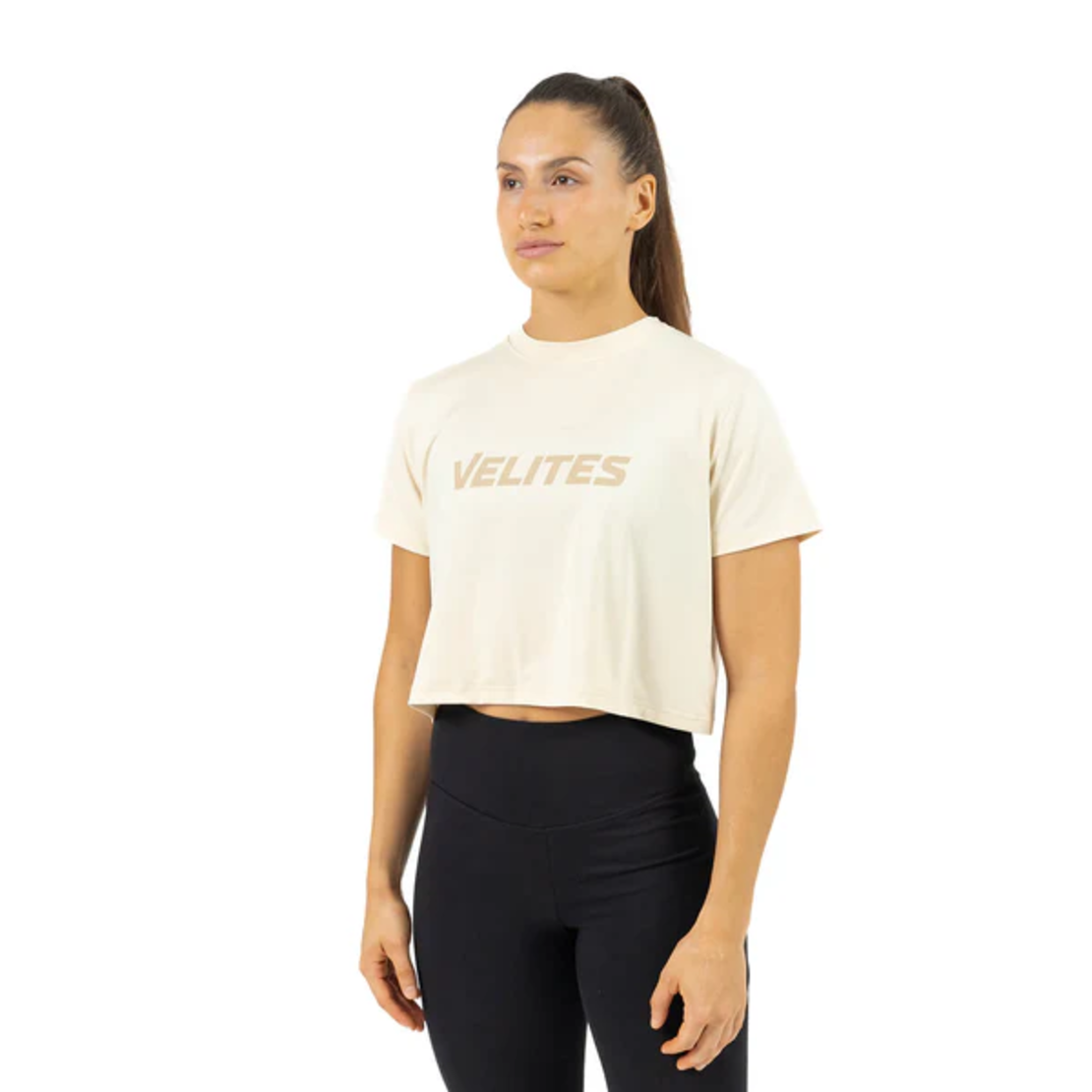 חולצת Velites HOLO Crop צהובה