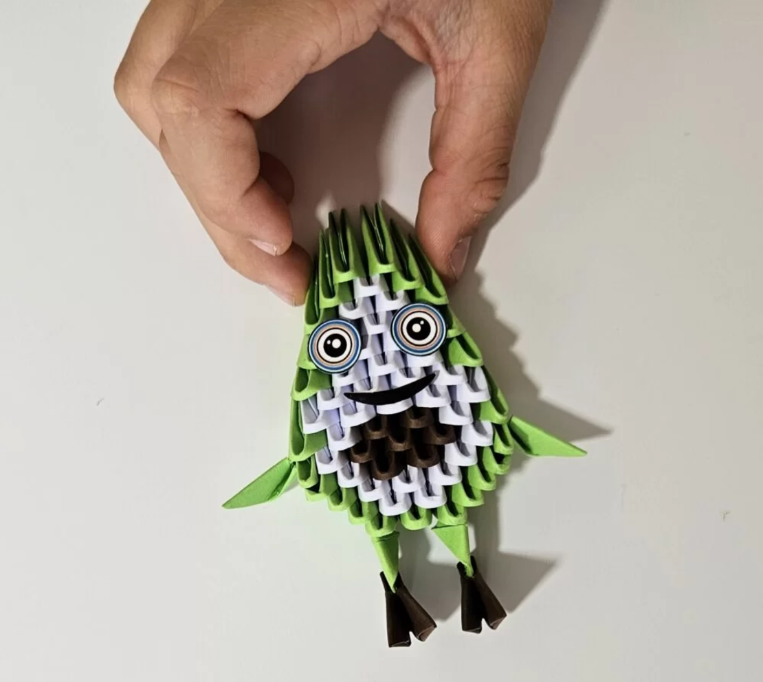 אוריגמי 3D - אבוקדו