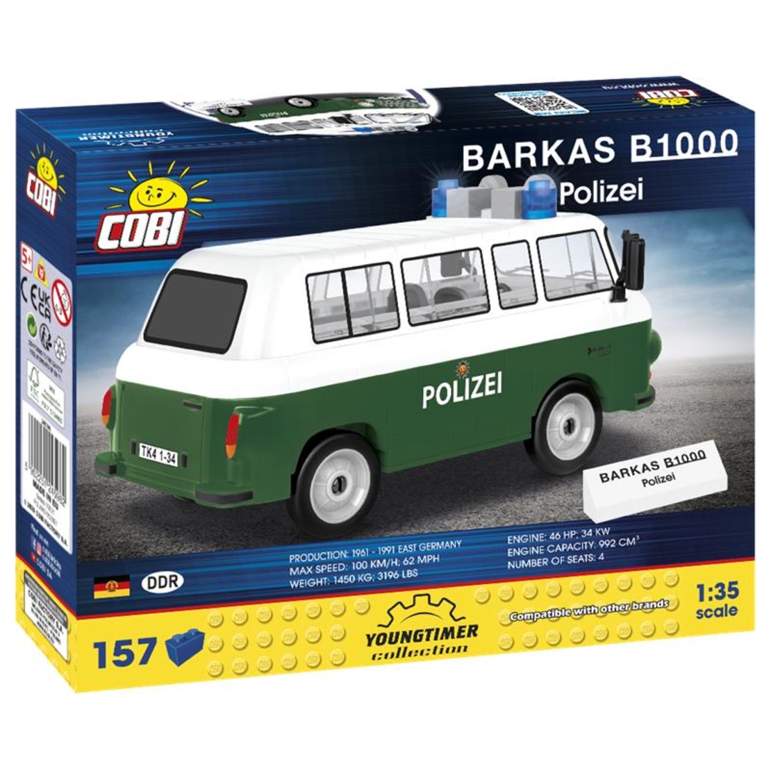 ואן ניידת משטרה בארקאס BARKAS B1003