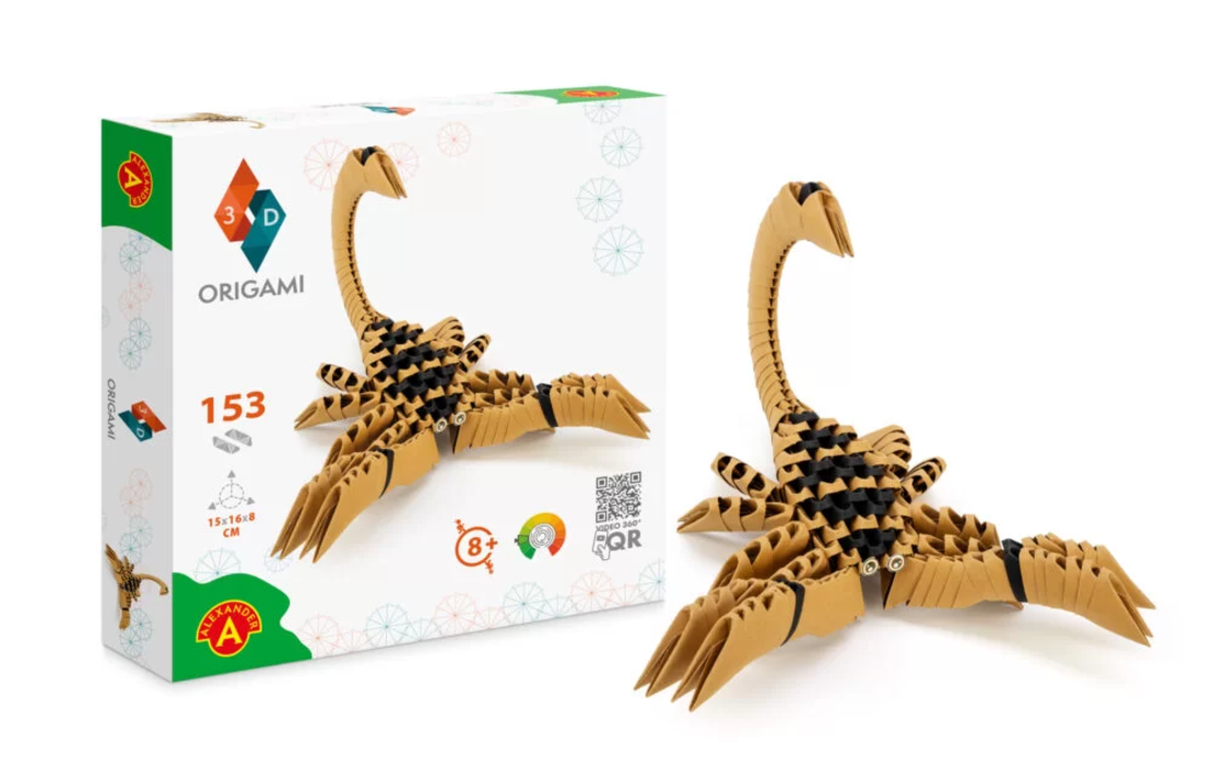 אוריגמי 3D - עקרב