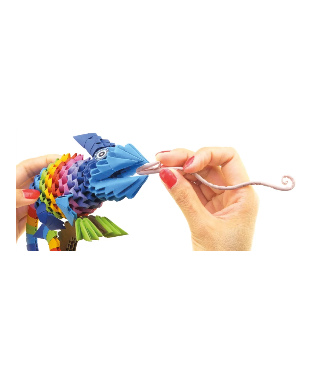 אוריגמי 3D - זיקית