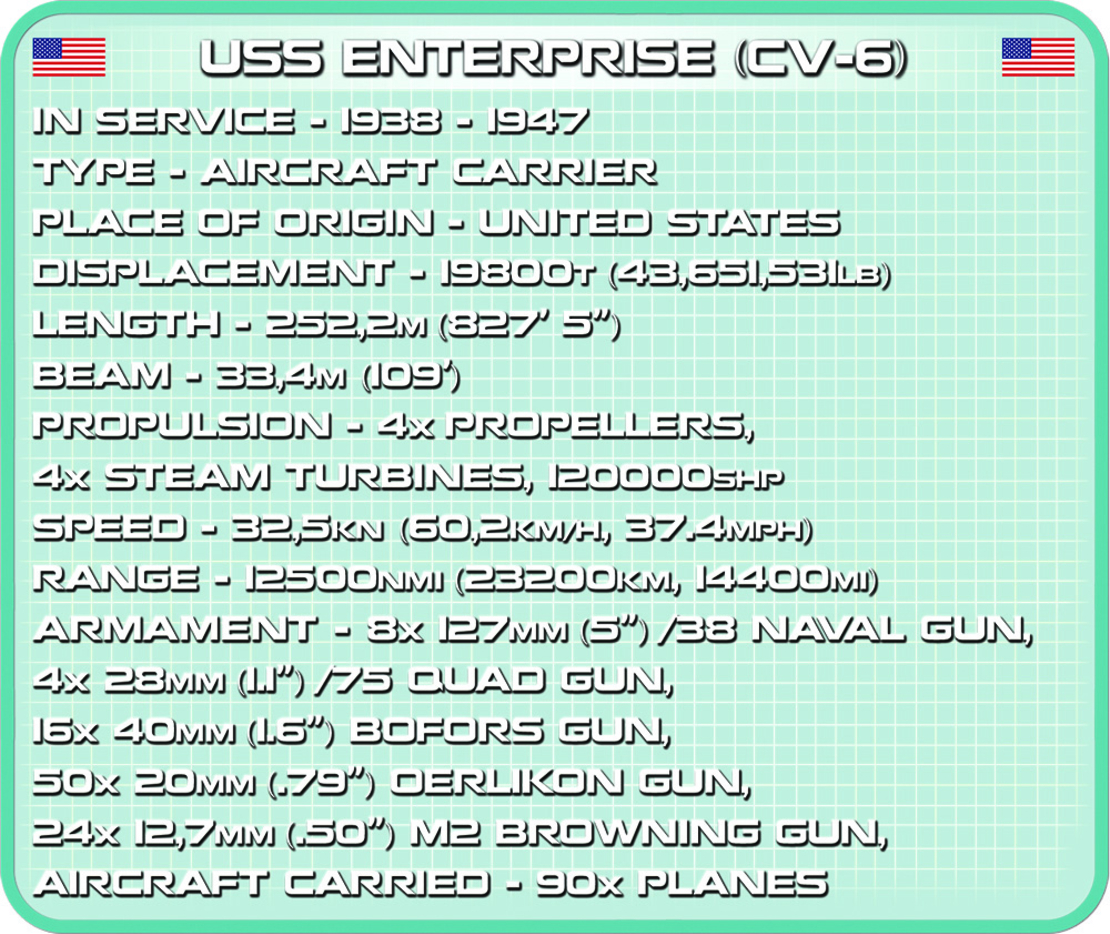 אנטרפרייז נושאת מטוסים - USS ENTERPRISE