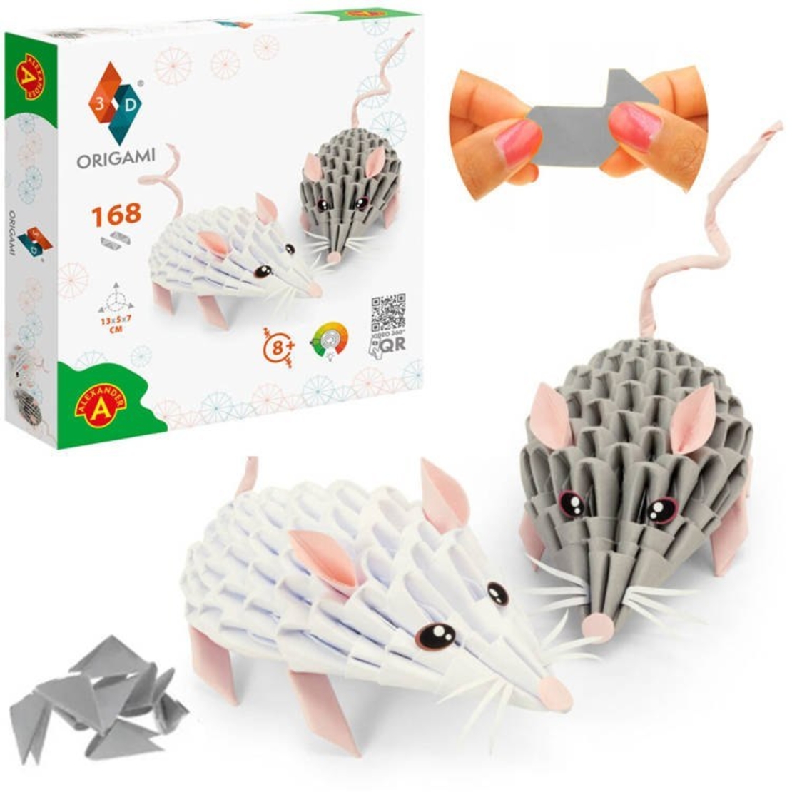 אוריגמי 3D - עכברים