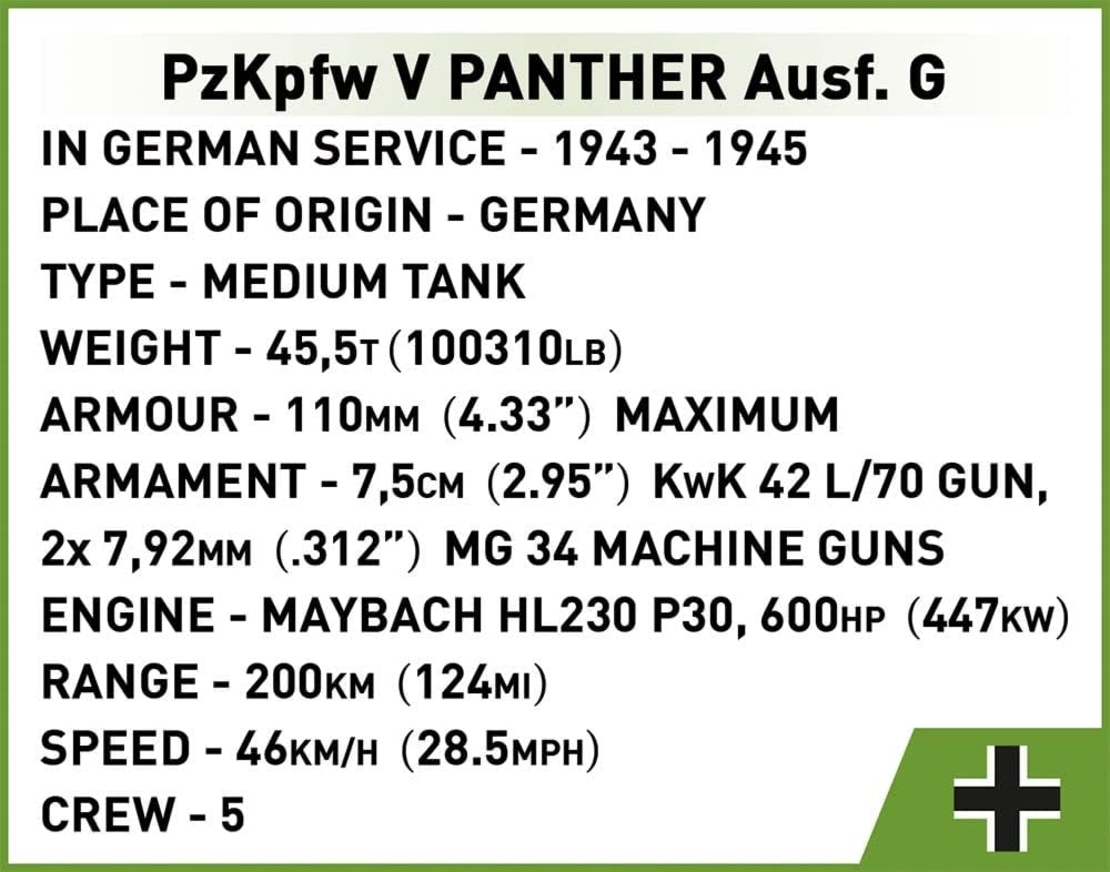 טנק פאנצר V פנתר AUSF.G
