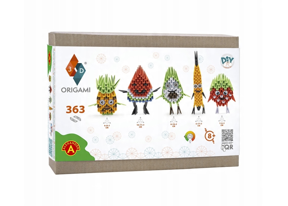 אוריגמי 3D - מארז פירות