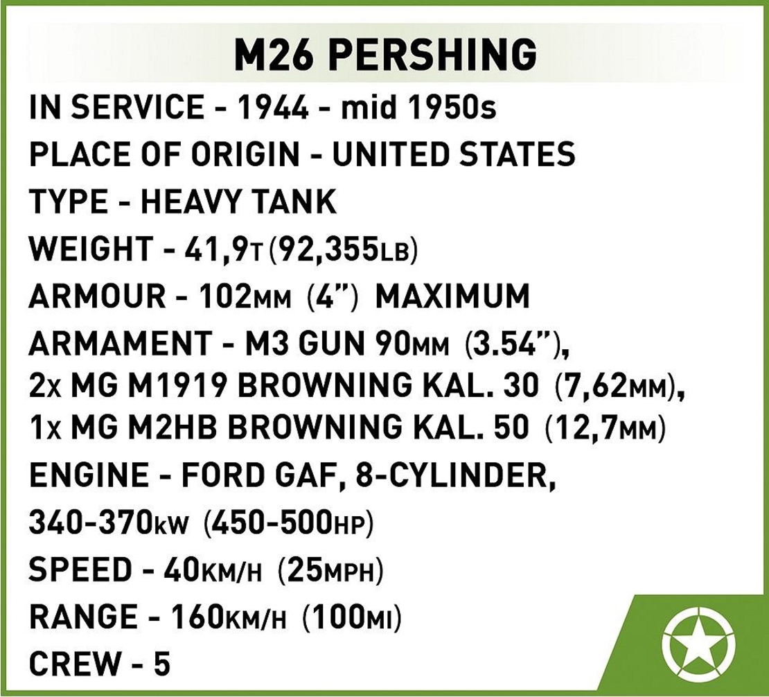 טנק M26 פרשינג תותח 3 אינצ' M5 - מהדורה מוגבלת