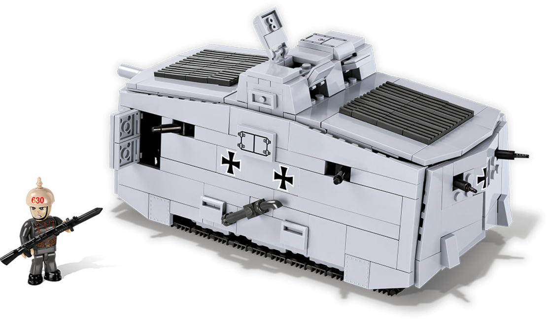 טנק שטרומפאנצרוואגן STURMPANZERWAGEN A7V