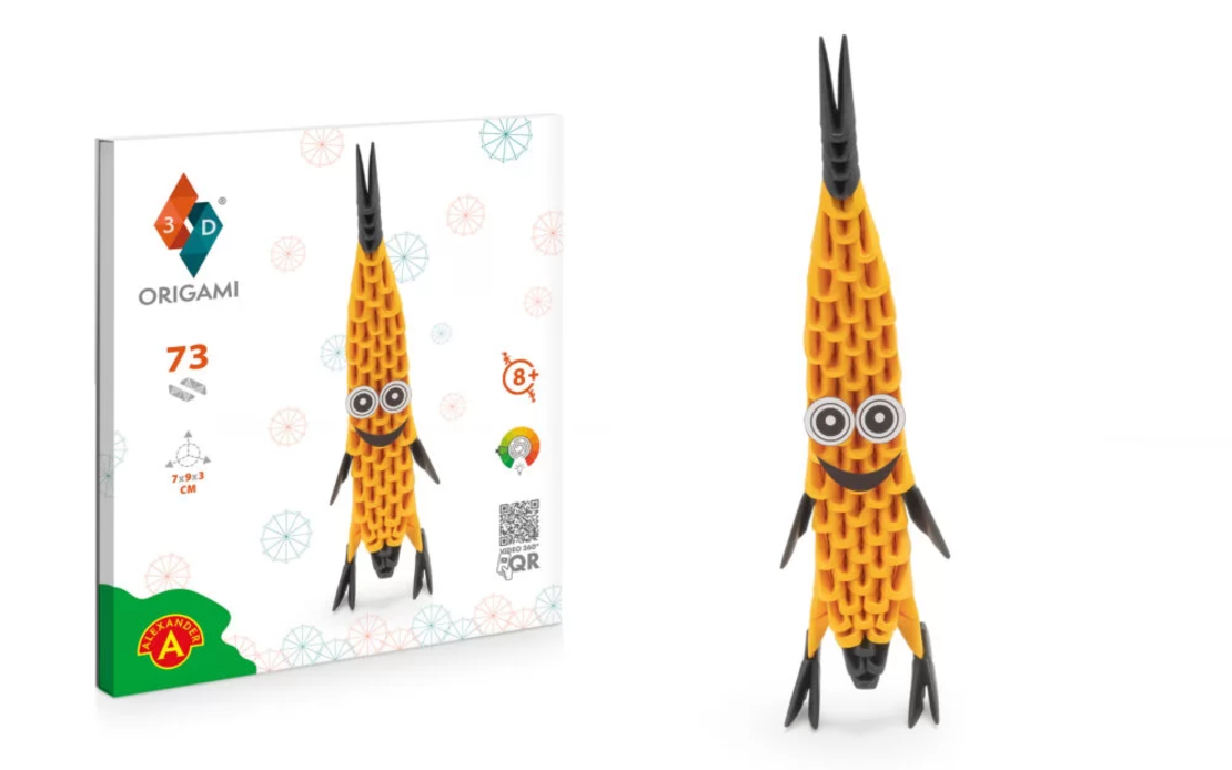 אוריגמי 3D - בננה