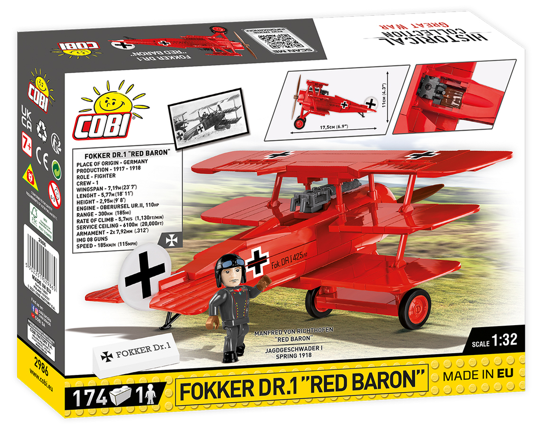 פוקר רד בארון DR.1