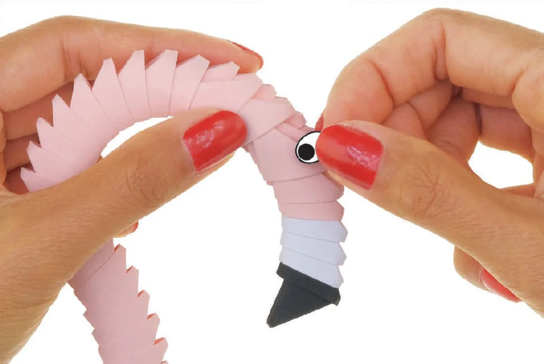 אוריגמי 3D - פלמינגו