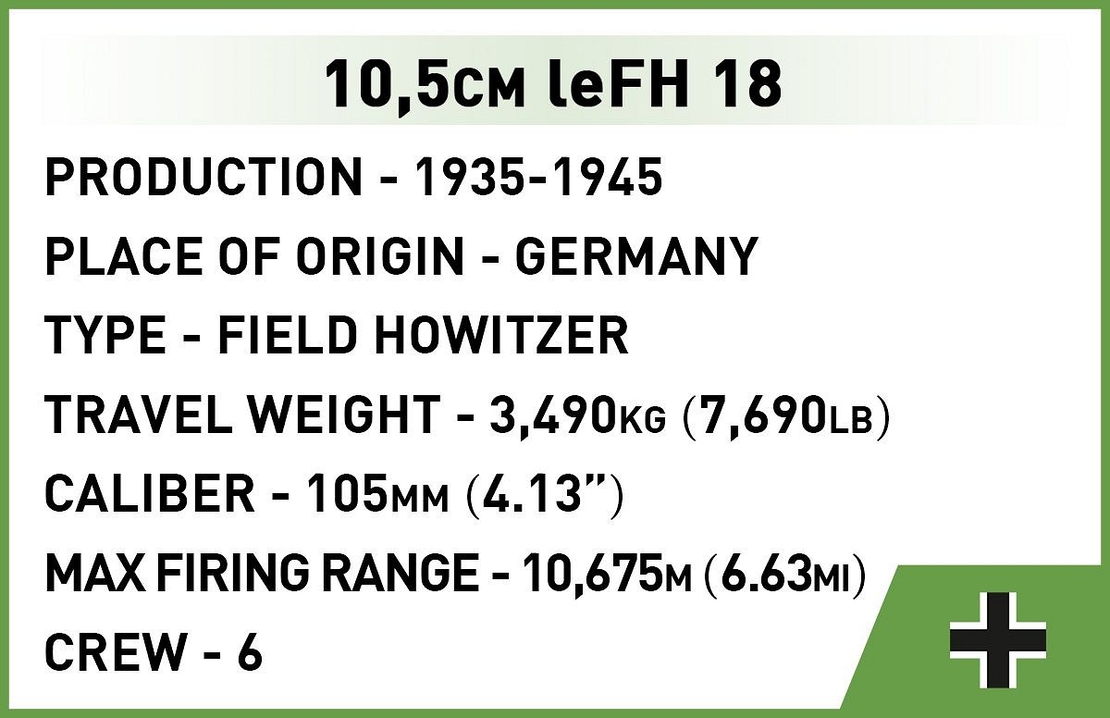 תותח הוביצר קל 10,5 CM LEFH 18