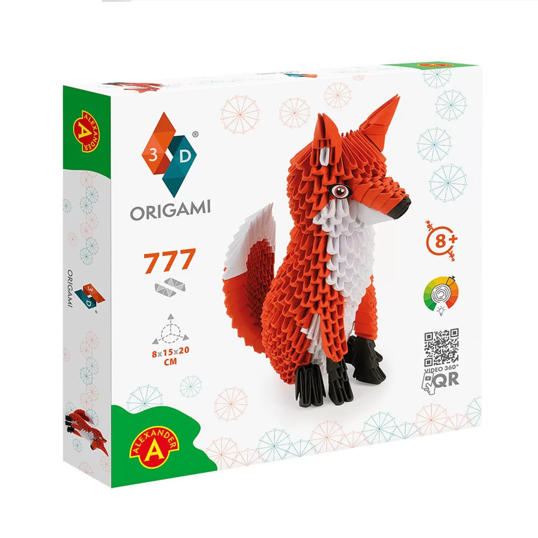 אוריגמי 3D - שועל