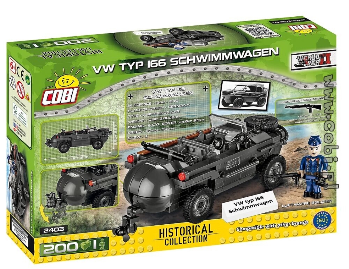 פולקסוואגן שווימוואגן VW TYP 166 SCHWIMMWAGEN