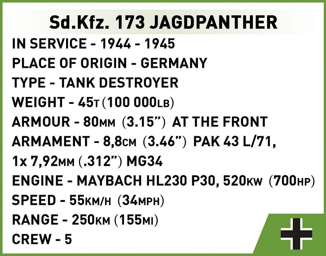 משמיד טנקים Sd.Kfz.173 יאגדפאנתר