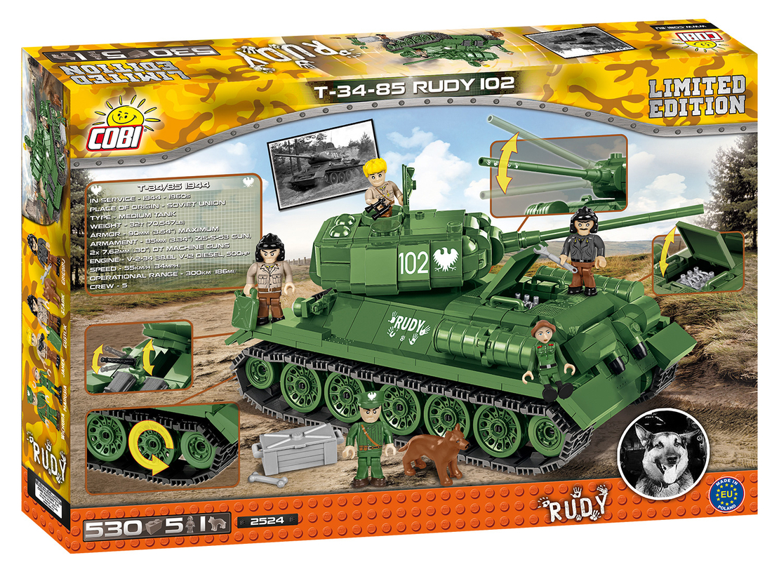 טנק T34-85 רודי 102