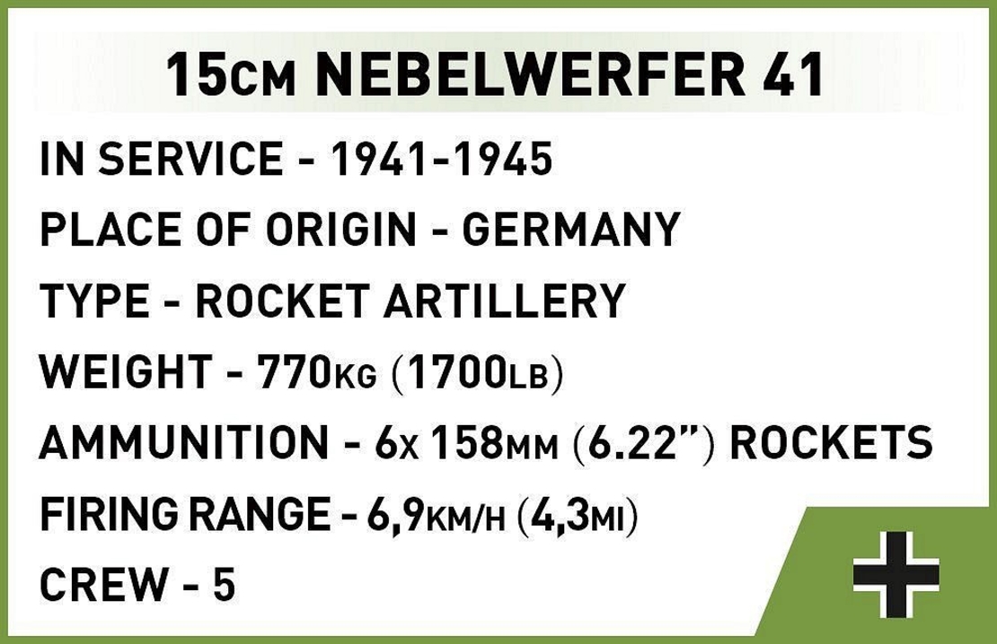משגר טילים 15CM NEBELWERFER 41