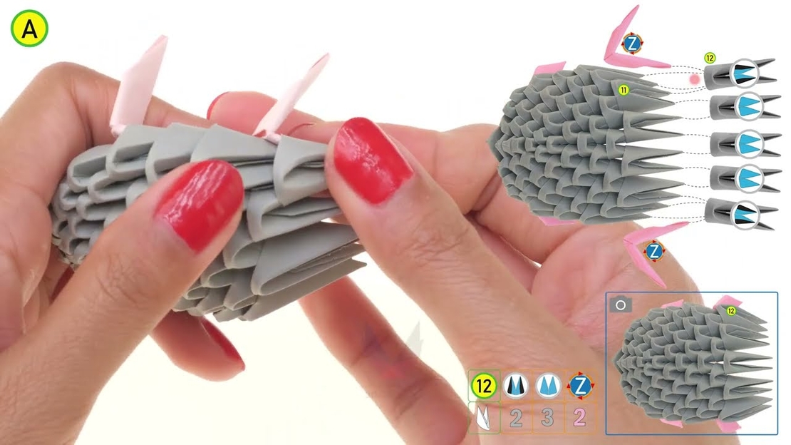 אוריגמי 3D - עכברים