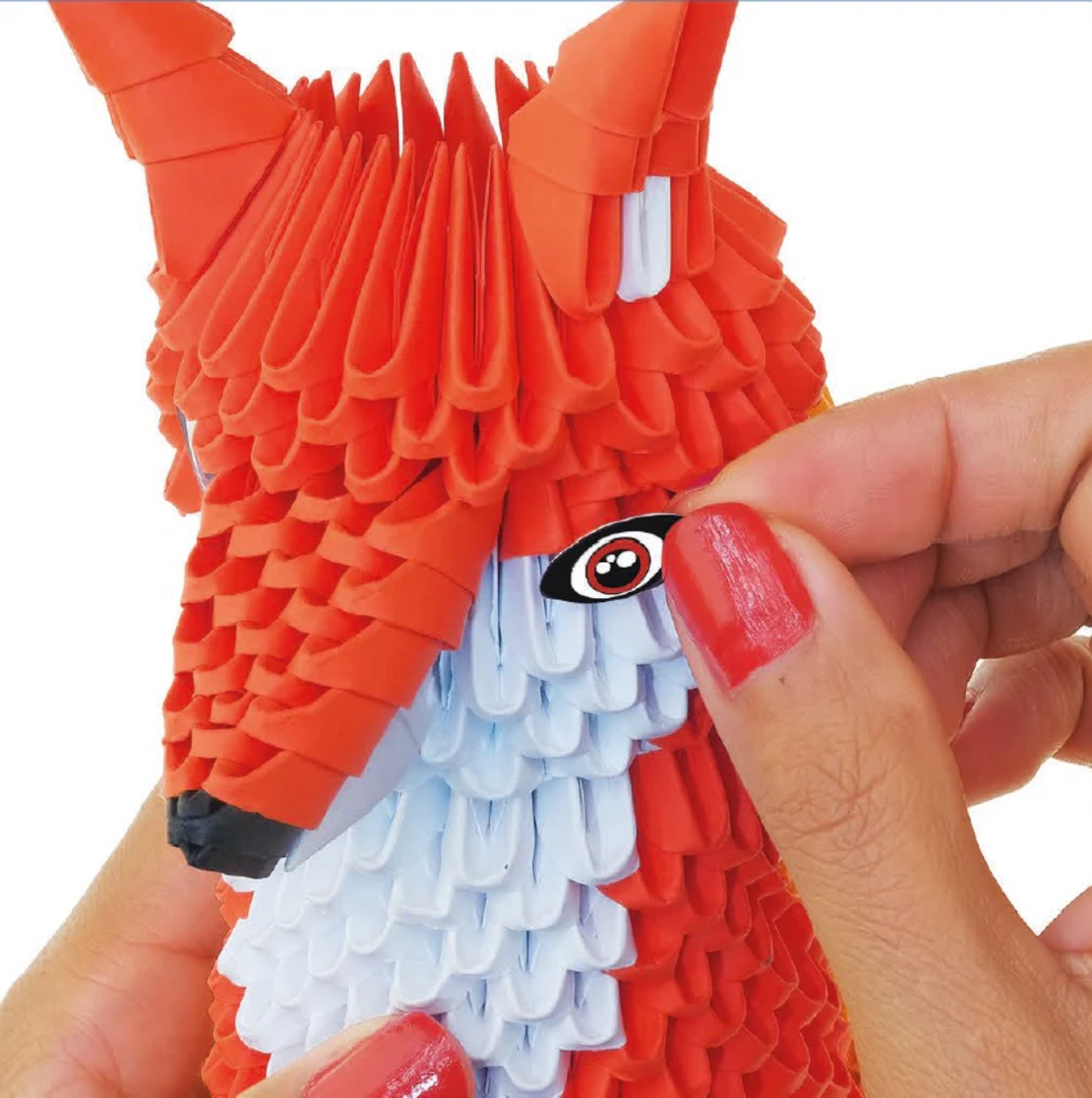 אוריגמי 3D - שועל