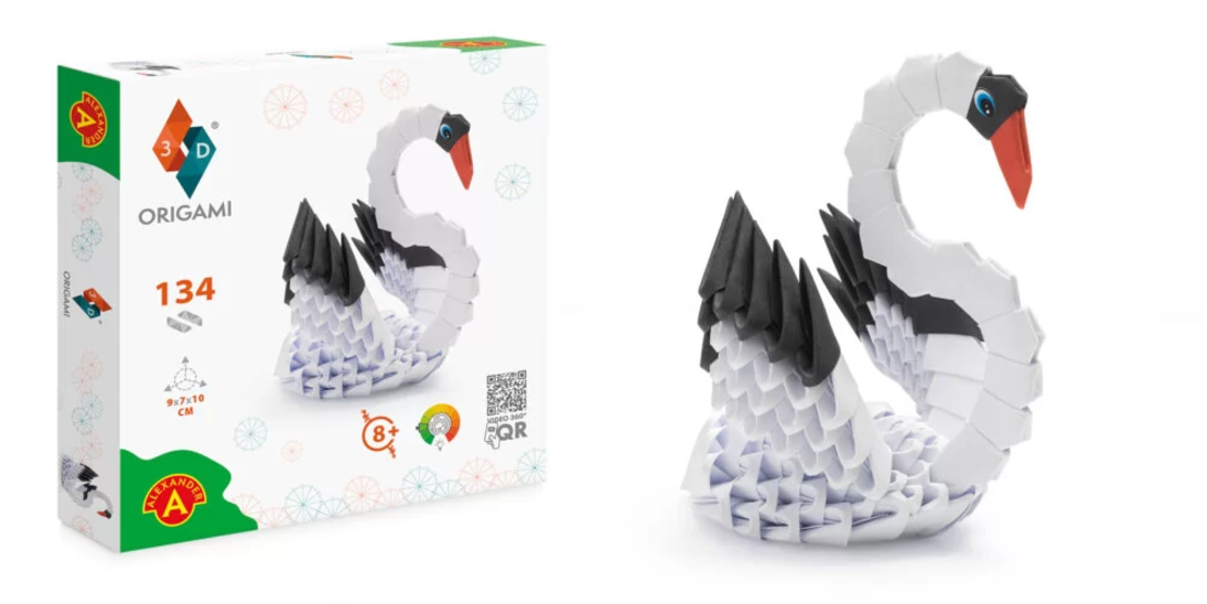 אוריגמי 3D - ברבור