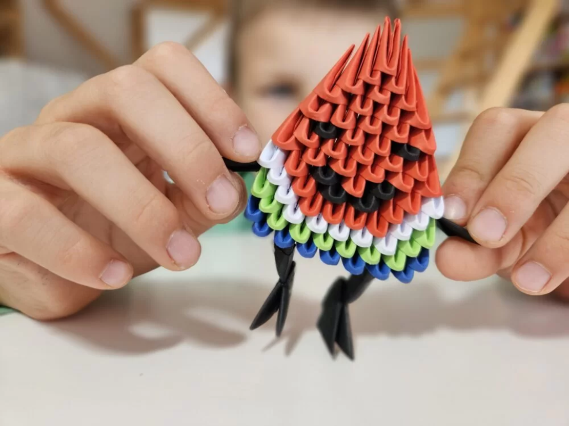 אוריגמי 3D - אבטיח