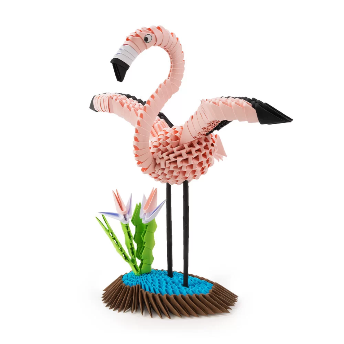 אוריגמי 3D - פלמינגו