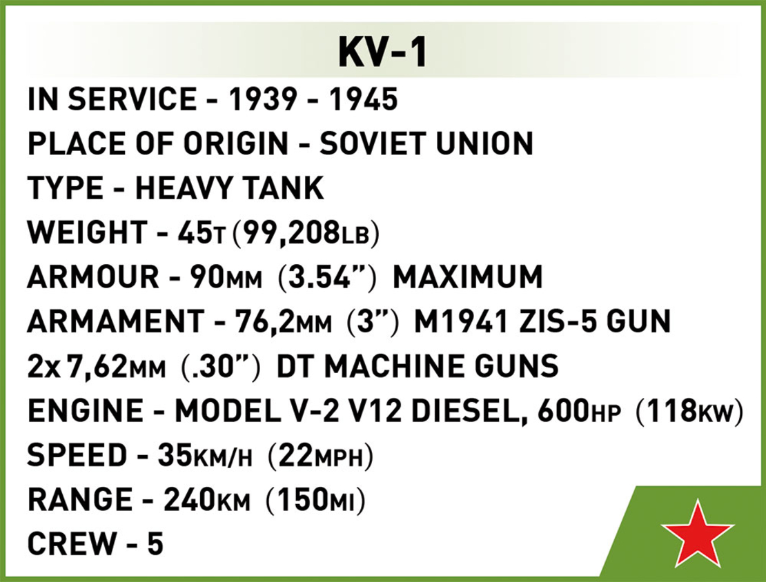 טנק KV-1 סובייטי