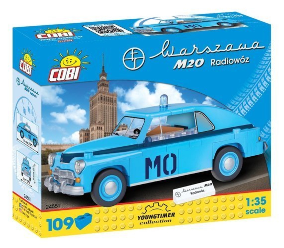 ווארשוה ניידת משטרה WARSZAWA M20 RADIOWÓZ