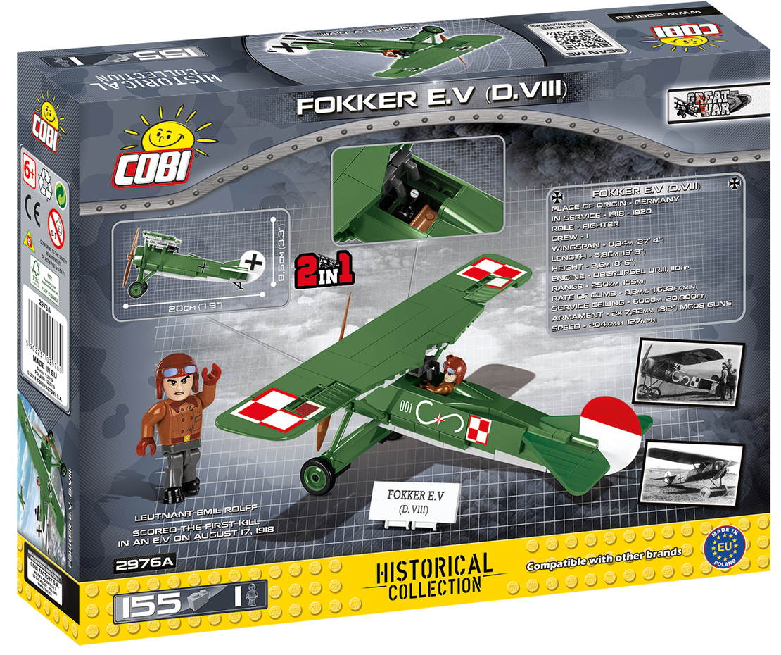 פוקר FOKKER E.V(D.VIII)
