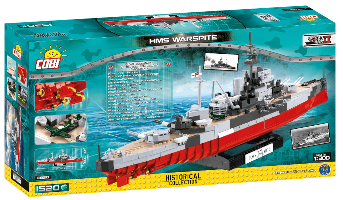 אוניית המלחמה הבריטית וורספייט HMS WARSPITE