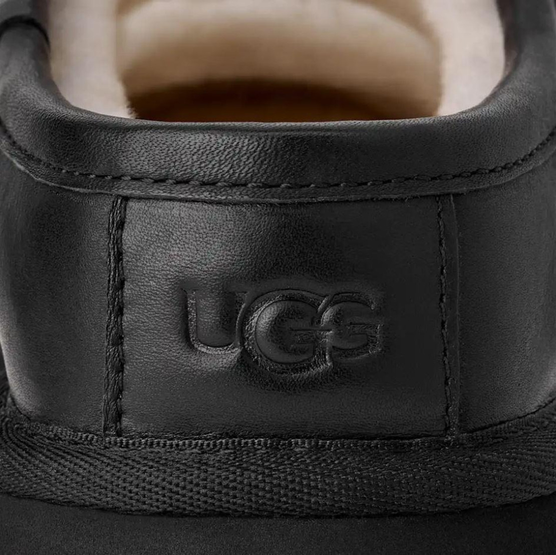 Ugg מרי גין שחור עור