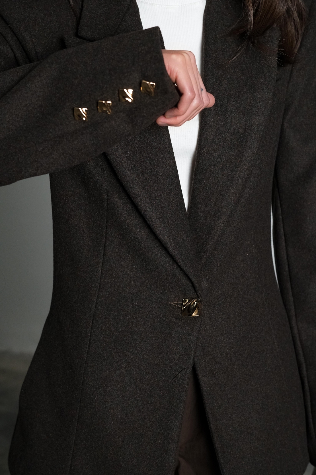 ג׳קט סבין - חום