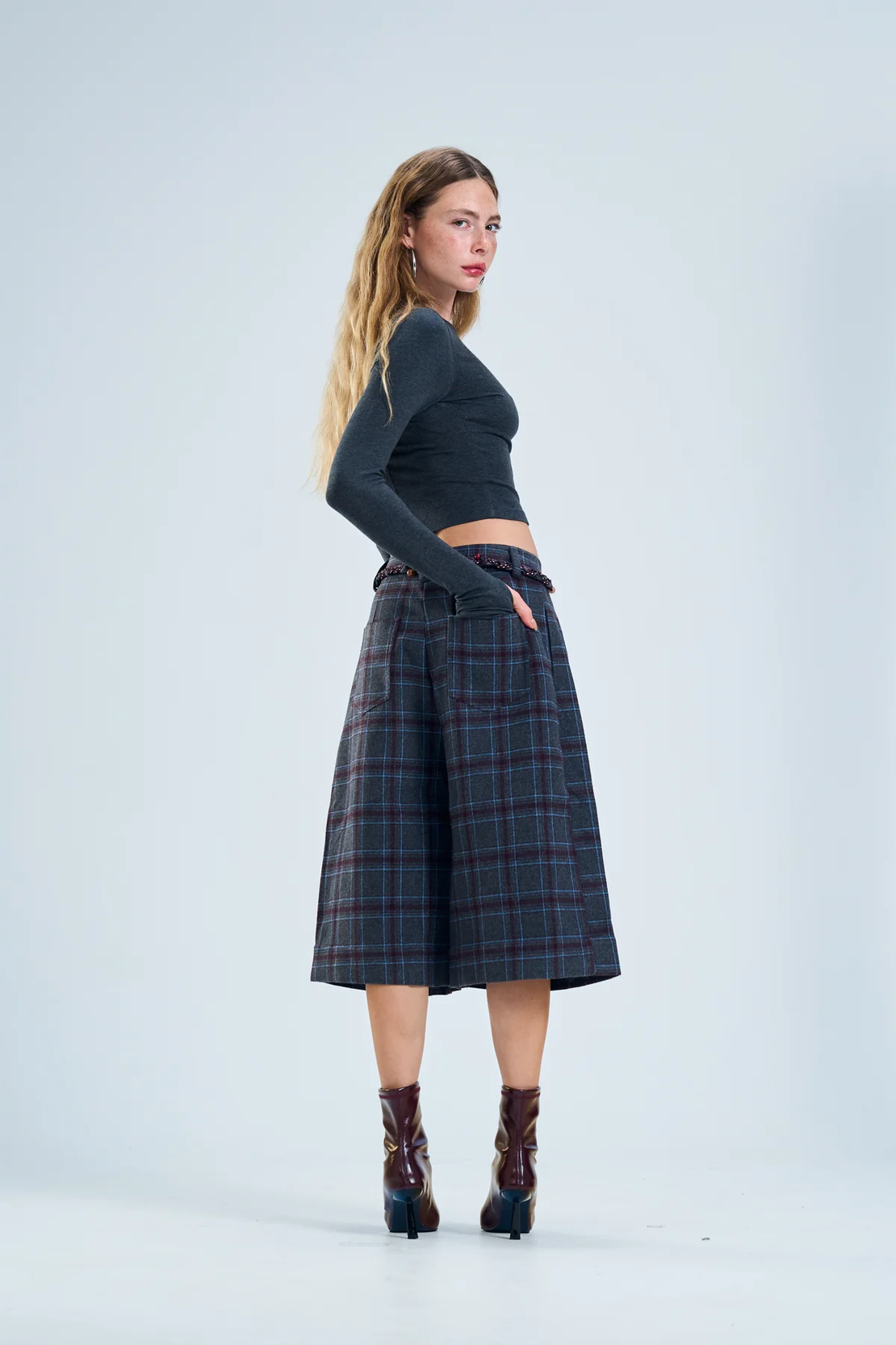 מכנס קאיין- אפור