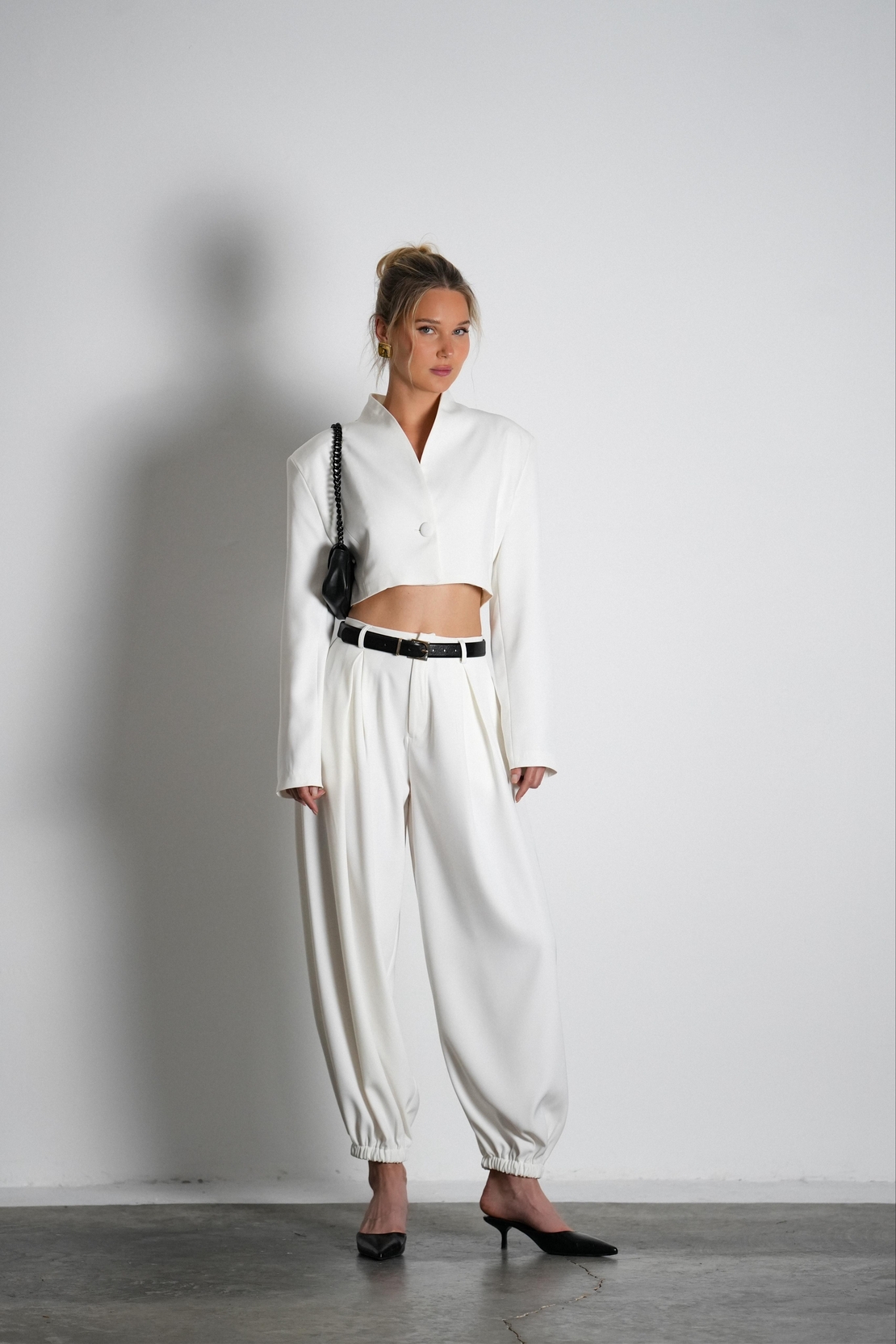 חליפת סיארה - לבן