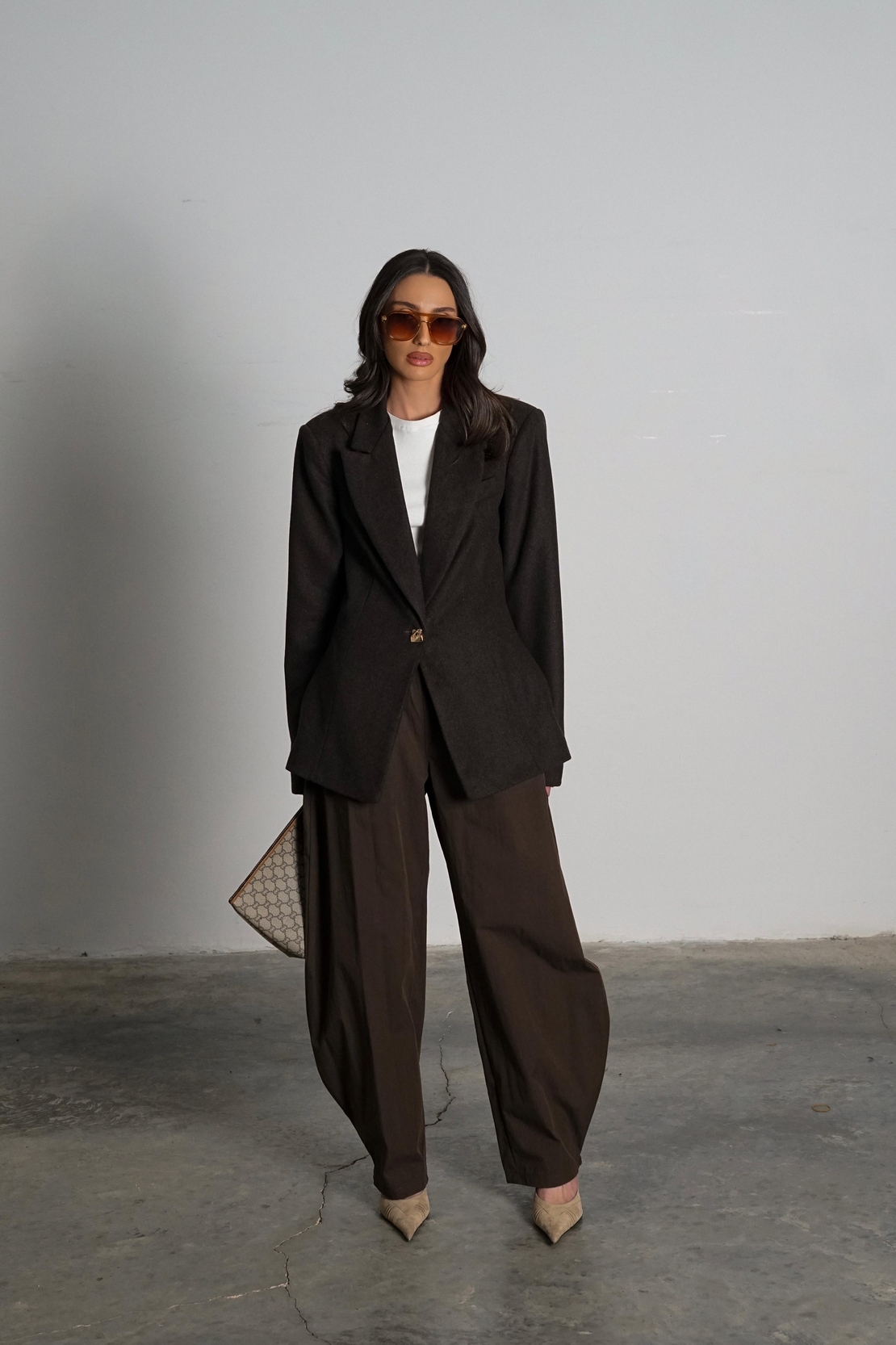 ג׳קט סבין - חום