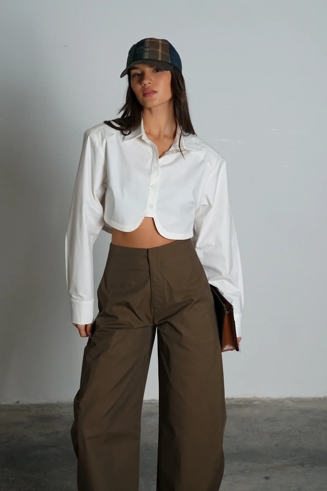 חולצת סטריפ - לבן