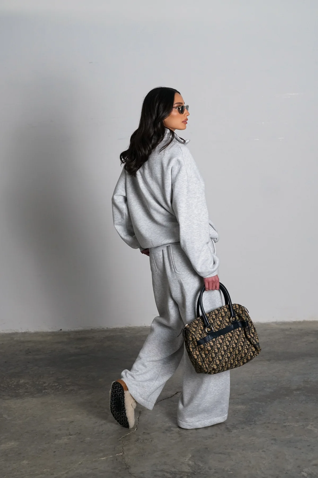 חליפת מריבלה - אפור