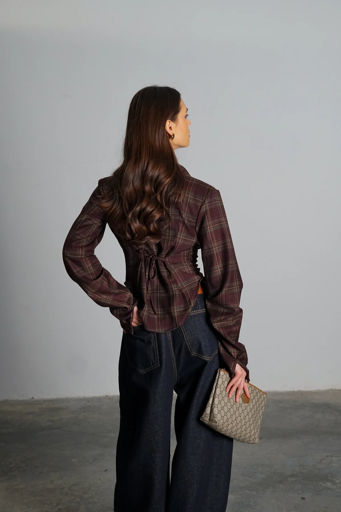 חולצת סאנסה- משובצת