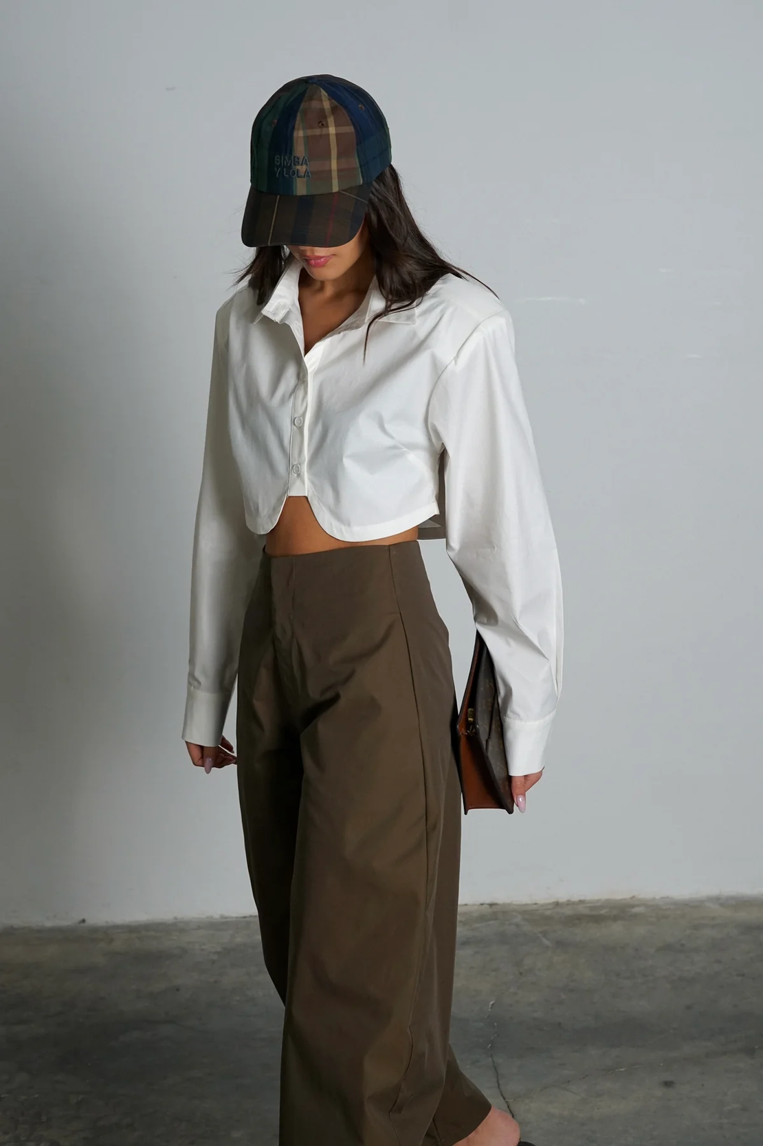 חולצת סטריפ - לבן